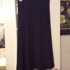 Susan Graver Chocolate Brown Skirt